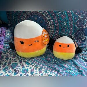 BNWT Candy Corn Bat Squishmallow Bundle Delie & Casey